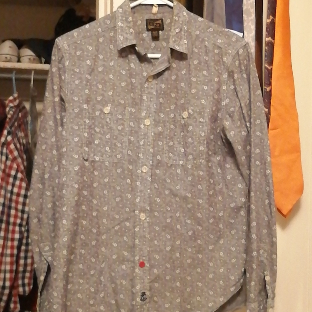 Men's CPO Paisley L/S shirt xsmall